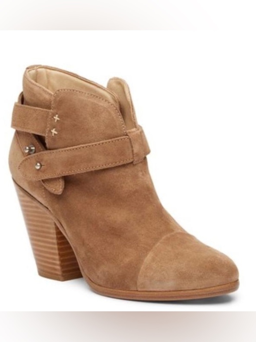 Rag & Bone Harrow Boots | Booties | Tan Suede - Size 37 - Picture 2 of 9
